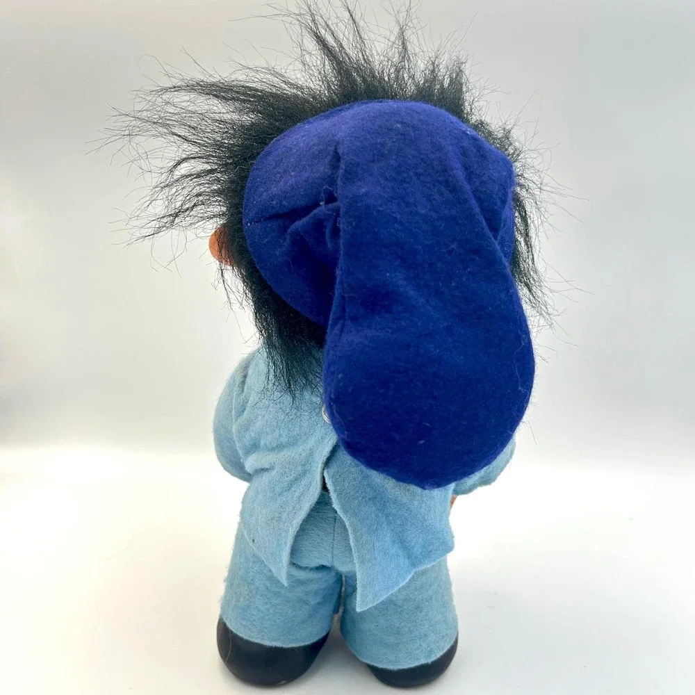 Vintage 1982 Thomas Dam Large Norfin Troll Doll 243 Winter Boy Denmark 10